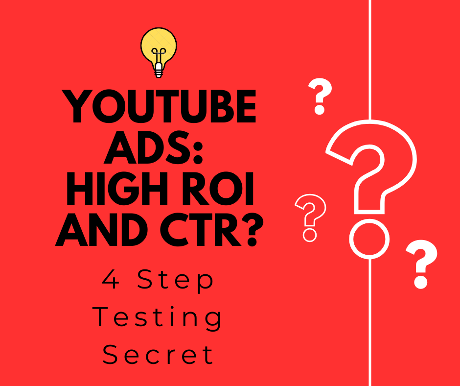 4 Step Testing Secret to High ROI and CTR YouTube Ads